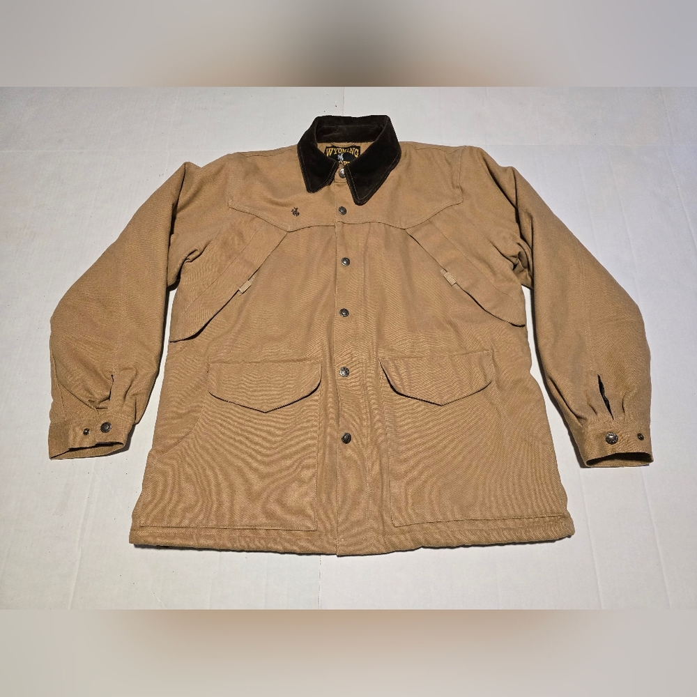 Wyoming Traders Sagebrush Canvas Cowboy Western Ranch Wear Jacket Mens Size L